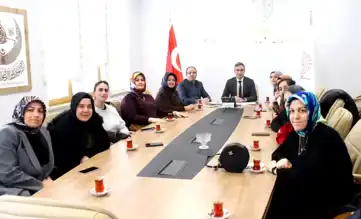 Bayburt'ta Aile Eğitimi Öğretmenleriyle Toplantı