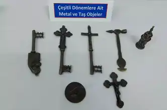 Bayburt'ta Tarihi Eser Operasyonu: 17 Gözaltı