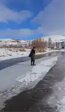 Bayburt'ta Buz Üzeri Balıkçılık Macerası!