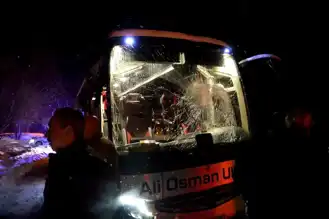 Gümüşhane'de Otobüs Kazası: 14 Yaralı