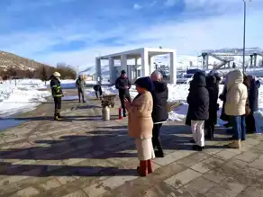 Bayburt Öğrenci Yurdunda Yangın Tatbikatı