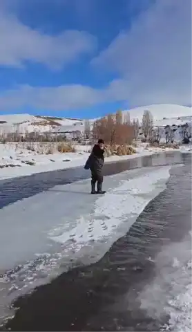Bayburt'ta Buz Üzeri Balıkçılık Macerası!